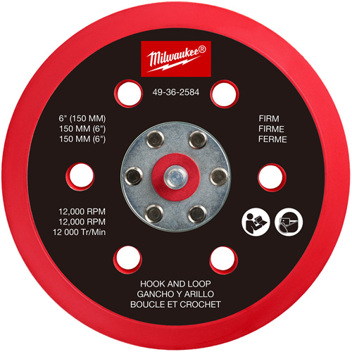 Firm Hook and Loop Sander Backing Pad Sécurité Médic