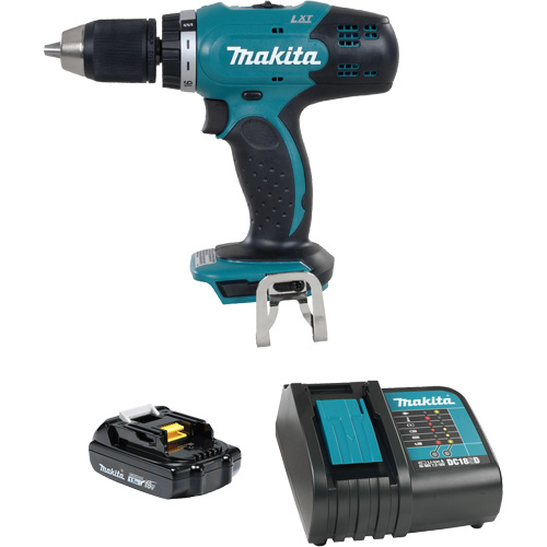 Ensemble perceuse-visseuse compacte LXT, Lithium-ion, 18 V, Mandrin 1/2"/1-7/16", Couple 420 lb-po Sécurité Médic