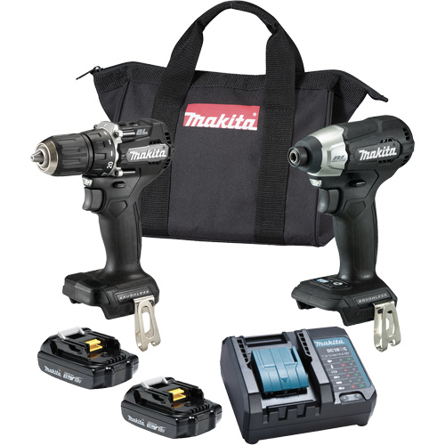 LXT Brushless Sub-Compact 2-Tool Combo Kit, Lithium-Ion, 18 V Sécurité Médic