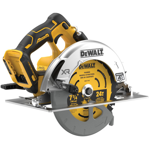XR&reg; Brushless Cordless Circular Saw (Tool Only), 7-1/4", 20 V Sécurité Médic