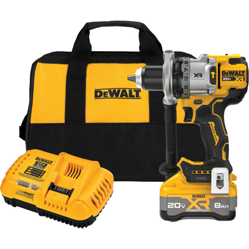Trousse de marteau perforateur sans balai &agrave; 3 vitesses MAX* XR avec batterie XR POWERPACK , Mandrin 1/2", 20 V Sécurité Médic