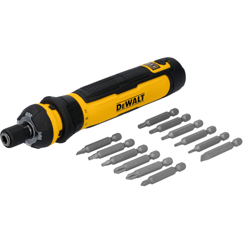 Jeu de tournevis sans fil de 14 morceaux avec commande FLEXDRIVE, 4 V, 44 lb-po/5 Nm couple max. Sécurité Médic