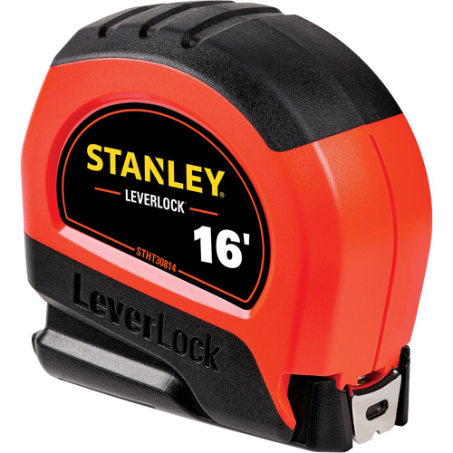 High-Visibility LEVERLOCK&reg; Tape Measure, 16', Imperial Graduations Sécurité Médic
