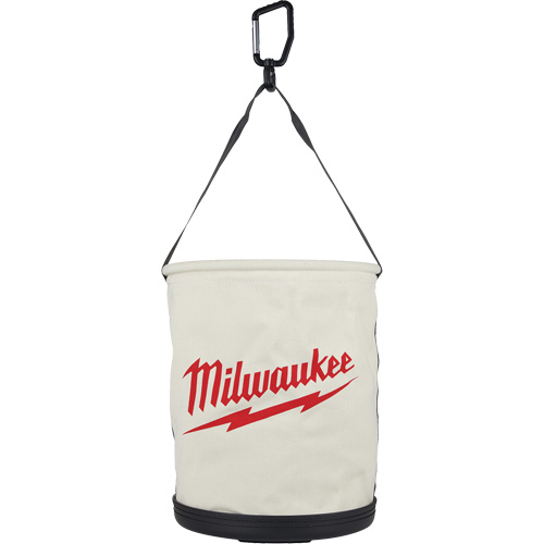 Utility Bucket Bag, 11-81/100" L x 11-81/100" W x 14-57/100" H, Polyester, White Sécurité Médic
