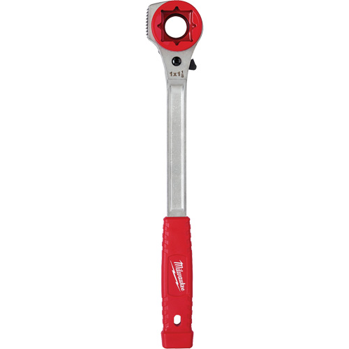 Cl&eacute; &agrave; cliquet &agrave; levier &eacute;lev&eacute;e pour monteur de ligne avec face de frappe frais&eacute;e, Prise de 3/4"/1"/1-1/8", Poign&eacute;e Ergonomique Sécurité Médic