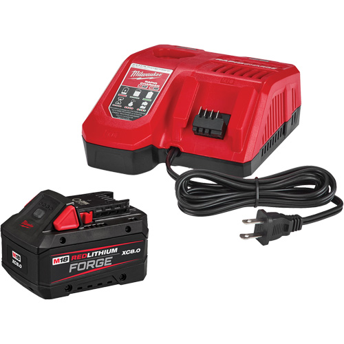 Ensemble de batterie de d&eacute;marrage M18 Redlithium Forge XC8.0, 18 V, Lithium-ion Sécurité Médic