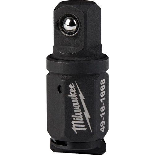 Adaptateur d'enclume pour cl&eacute; &agrave; rochet polygonale INSIDER, Prise 3/8", Douille 3/8", 0,63" lo, Sph&eacute;rique Sécurité Médic