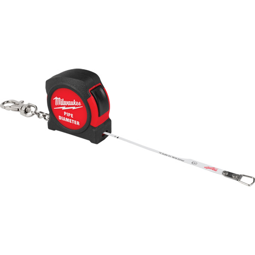 Pipe Diameter Tape Measure, 6.5', 1/100th Inch Graduations Sécurité Médic