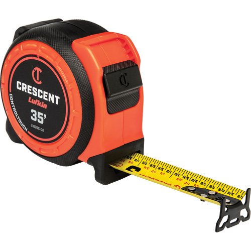 CONTROLTOUCH Tape Measure, 1-3/16" x 35', SAE Graduations Sécurité Médic