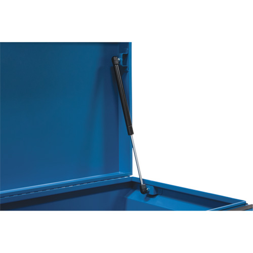 Coffre &agrave; outils de chantier, 33" x 20-3/10" x 18-3/10", Acier, Bleu Sécurité Médic