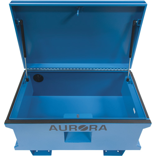 Coffre &agrave; outils de chantier, 33" x 20-3/10" x 18-3/10", Acier, Bleu Sécurité Médic