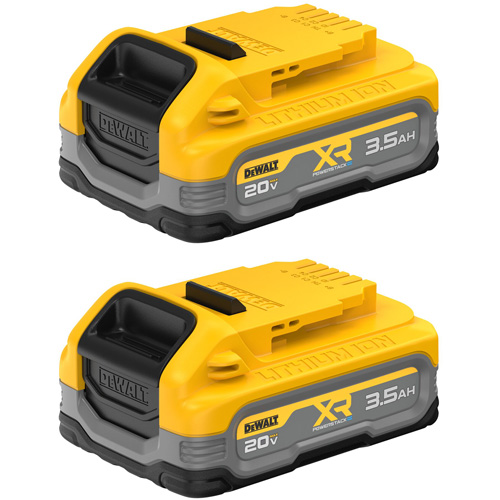 Ensemble de deux bloc-piles POWERSTACK XR , Lithium-ion, 20 V, 3.5 Ah Sécurité Médic