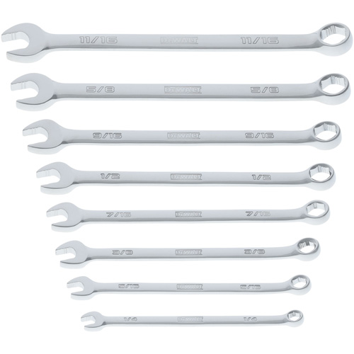 TOUGHSERIES Wrench Set, Combination, 8 Pieces, Imperial Sécurité Médic