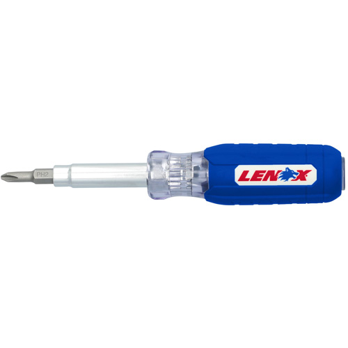 6-in-1 Multi-Bit Screwdriver, Textured Handle Sécurité Médic