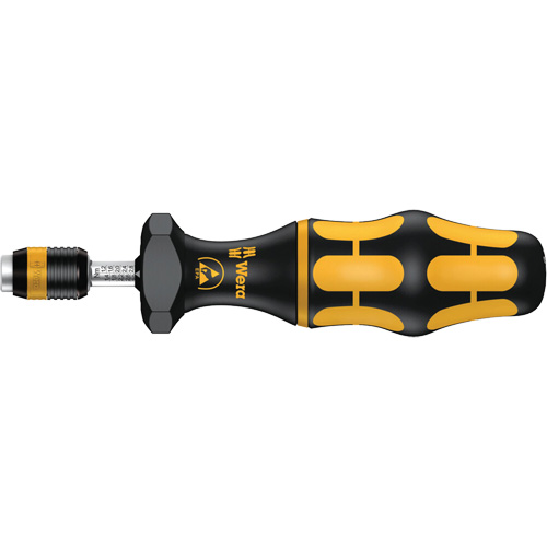 Series 7400 ESD Kraftform Adjustable Torque Screwdriver, 2.5 -29 Ft.-lbs. Torque Range, 6" Length Sécurité Médic