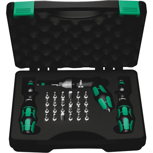 7440/41/42 Kraftform Torque Screwdriver Set, 0.3 - 6.0 Nm Torque Range, 6" Length Sécurité Médic