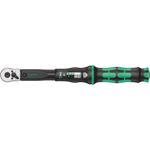 Click-Torque B Torque Wrench with Reversible Ratchet, Click, 3/8" Square Drive, 10 - 50 Nm Sécurité Médic