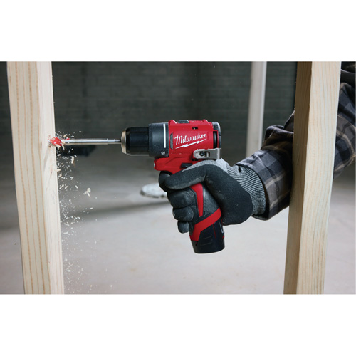 Perceuse/visseuse sous-compacte sans balai M12, Lithium-ion, 12 V, Mandrin 3/8", Couple 350 lb-po Sécurité Médic