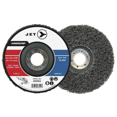 POWERSTRIP XCL T27 Surface Preparation Depressed Centre Wheel, 5" Dia., Coarse Grit Sécurité Médic