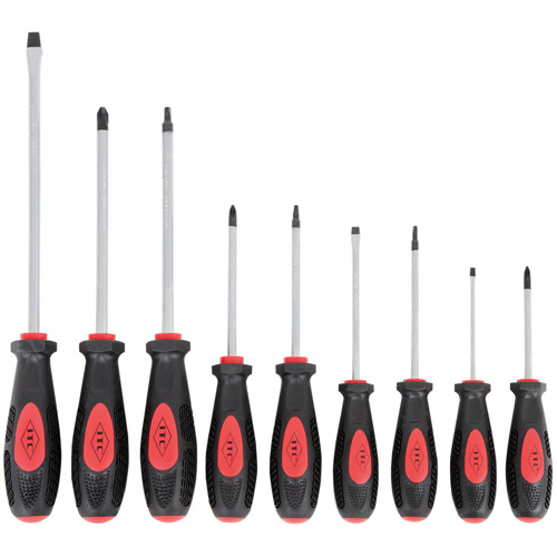 IESD-9S Ergonomic Screwdriver Set, 9 Pcs., Magnetic Sécurité Médic