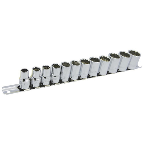 SS3812M-12 12-Point Metric Socket Set, 12 Pcs, 3/8" Drive Size Sécurité Médic