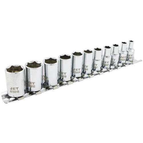 SS1411M-6 6-Point Metric Socket Set, 11 Pcs, 1/4" Drive Size Sécurité Médic