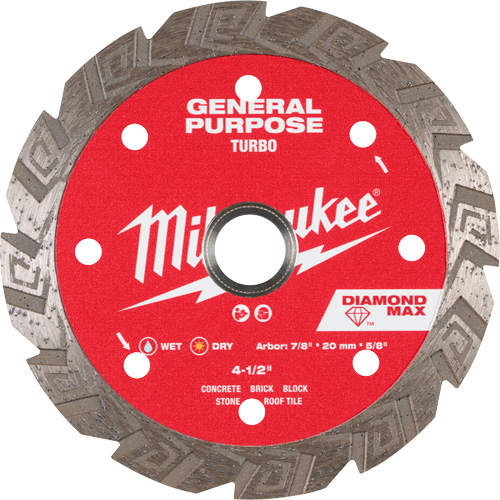 DIAMOND MAX Turbo General Purpose Diamond Blade Sécurité Médic