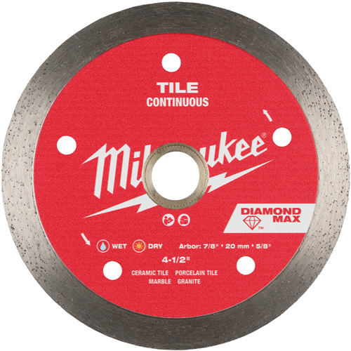 DIAMOND MAX Continuous Tile Diamond Blade Sécurité Médic