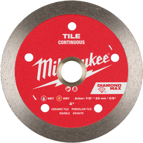DIAMOND MAX Continuous Tile Diamond Blade Sécurité Médic