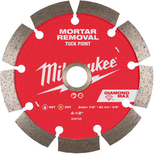 DIAMOND MAX Tuck Point Diamond Blade Sécurité Médic