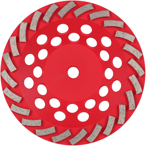 Meule boisseau diamant&eacute;e &agrave; 24 segments Turbo DIAMOND MAX Sécurité Médic