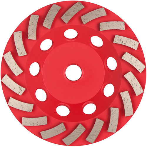 Meule boisseau diamant&eacute;e &agrave; 18 segments Turbo DIAMOND MAX Sécurité Médic