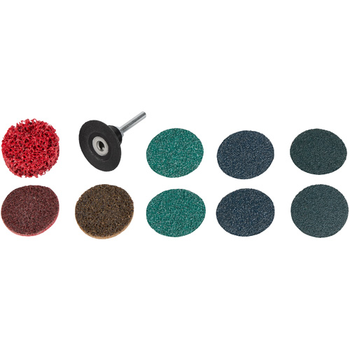 10-Piece 2" Quick Change Disc Kit Sécurité Médic