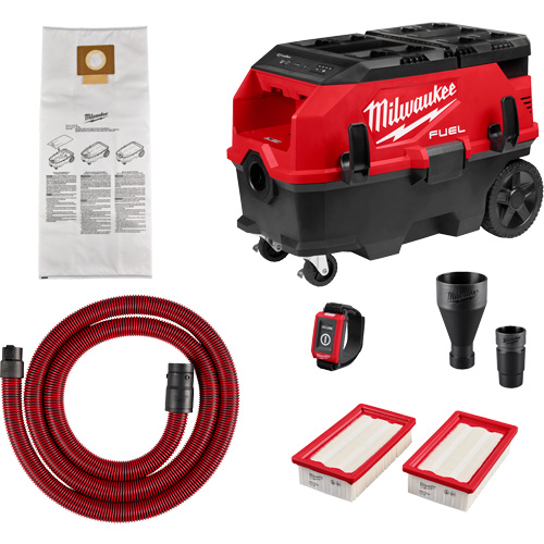M18 FUEL 9 Gallon Dual Battery Dust Extractor with PACKOUT Compatibility and VACLINK Kit, 27-3/4" x 19" Sécurité Médic