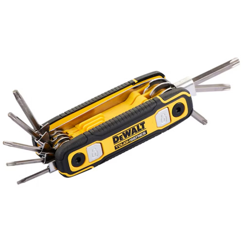 TOUGHSERIES Folding Locking Hex Key, 8 Pcs., Torx&reg; Sécurité Médic