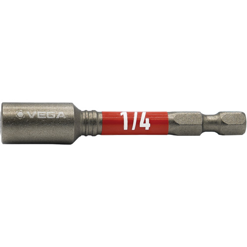 Impactech&reg; Nut Driver, 1/4" Tip, 1/4" Drive, 2-9/16" L, Magnetic Sécurité Médic