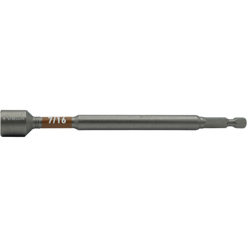 Impactech&reg; Nut Driver, 7/16" Tip, 1/4" Drive, 6" L, Magnetic Sécurité Médic