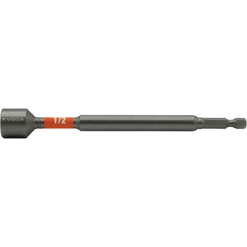Tourne-&eacute;crou Impactech, Embout 1/2", Prise 1/4", 6" lo, Magn&eacute;tique Sécurité Médic