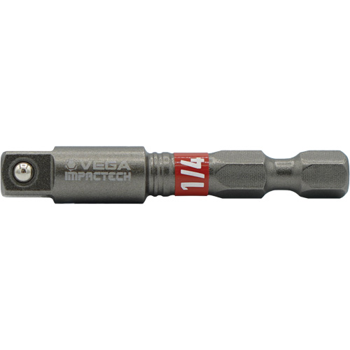 Adaptateur de douille &agrave; chocs Impactech, 1/4" Prise, Dimension m&acirc;le 1/4", 2" lo Sécurité Médic