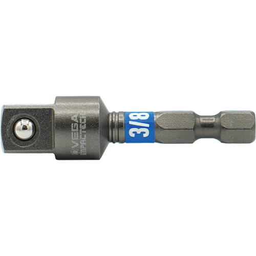 Impactech&reg; Impact Socket Adapter, 1/4" Drive Size, 3/8" Male Size, 2" L Sécurité Médic