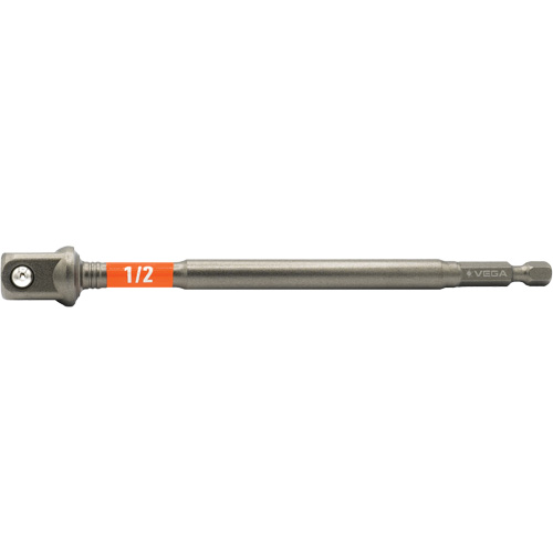 Adaptateur de douille &agrave; chocs Impactech, 1/4" Prise, Dimension m&acirc;le 1/2", 6" lo Sécurité Médic