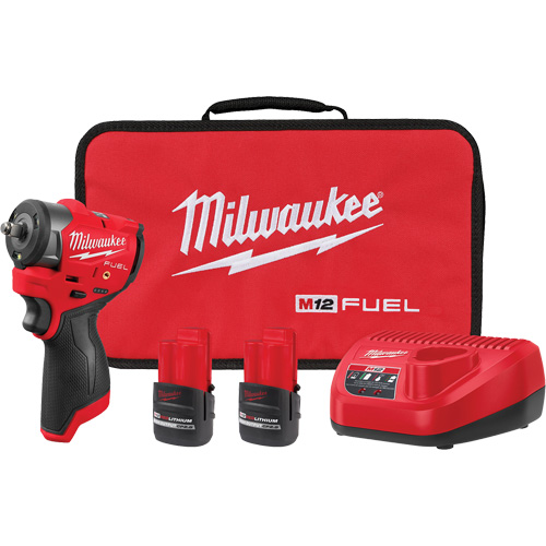 M12 FUEL Subcompact Impact Wrench with Friction Ring Kit, 12 V, 3/8" Socket Sécurité Médic