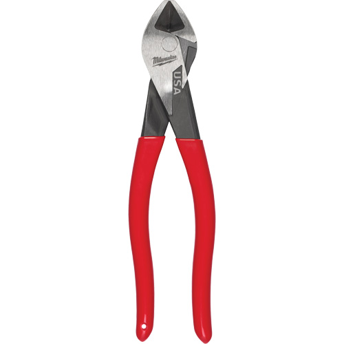 Angled Head Diagonal Dipped Grip Cutting Pliers, 8" L Sécurité Médic