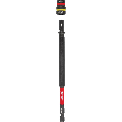 SHOCKWAVE Impact Duty 1/4” & 5/16” QUIK-CLEAR 2-in-1 Nut Driver, 1/4" Drive, 6" L, Magnetic Sécurité Médic