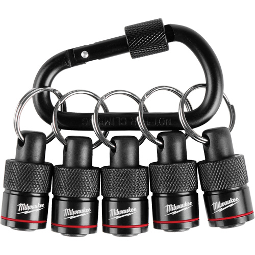 5-Piece Bit Holder with Carabiner Sécurité Médic