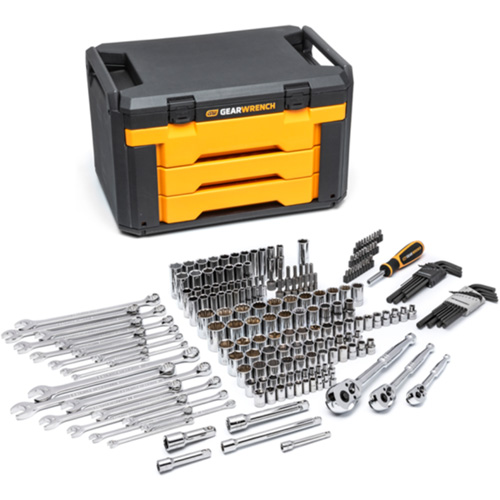 Mechanics Tool Set in 3 Drawer Storage Box Sécurité Médic