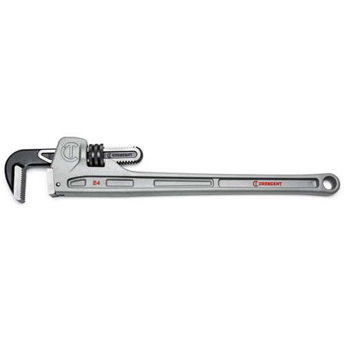 Pipe Wrench, 3-1/2" Jaw Capacity, 24" Long, Powder Coated Finish, Ergonomic Handle Sécurité Médic