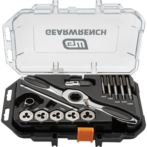 SAE Ratcheting Tap & Die Set, 15 Pieces Sécurité Médic