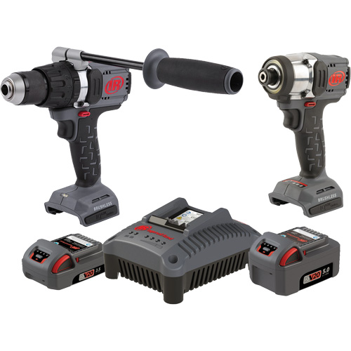 Hammer Drill & Impact Driver Combo Tool Kit, Lithium-Ion, 20 V Sécurité Médic