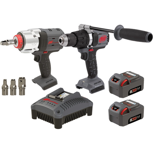 Hammer Drill & Impact Wrench Combo Kit, Lithium-Ion, 20 V Sécurité Médic